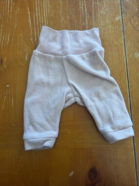 H&M Light Pink Fleece Baby Joggers